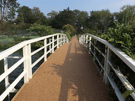 Addaset was used to upgrade the paths at Hurlingham