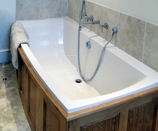 inset bath surround