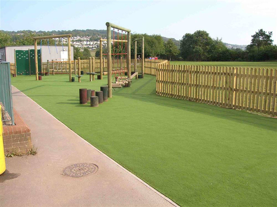 All Weather overlay surfacing in play area