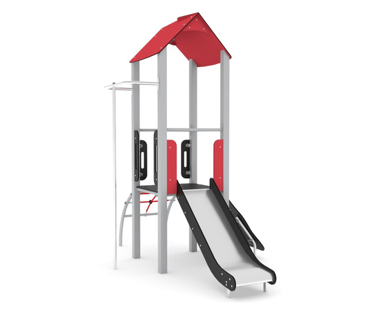 Single Tower for multiplay sliding and climbing