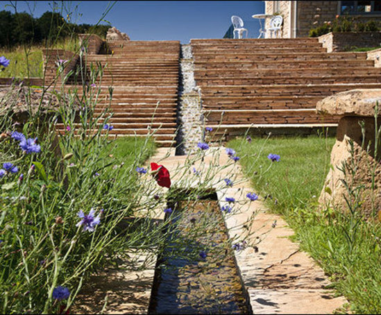 Private garden, Andoversford, Gloucestershire  Cotswold 