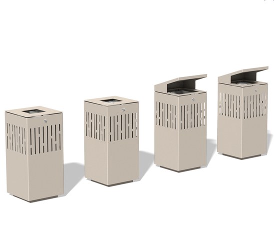 Type 1110 litter bins - with or without lid