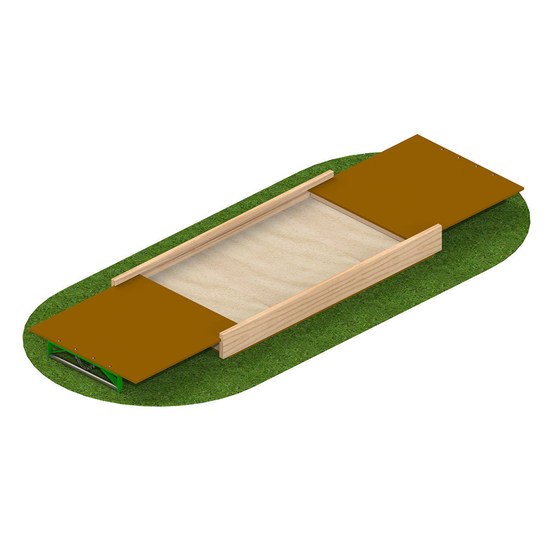 Timber sandpit