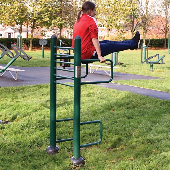 Adult outdoor gym and fitness equipment AMV Playground Solutions