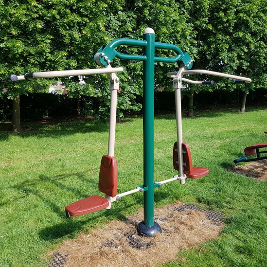 Adult outdoor gym and fitness equipment AMV Playground Solutions