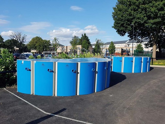 Velo-Safe cycle lockers for Enfield residential scheme
