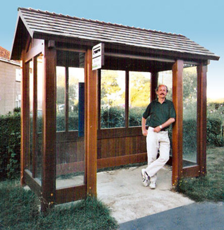 Enclosed Timber Bus Shelters With Pitched Roof | Littlethorpe Of ...