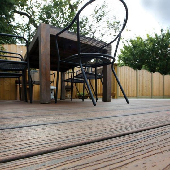 Trex® Transcend composite decking, distinctive woodgrain Howarth