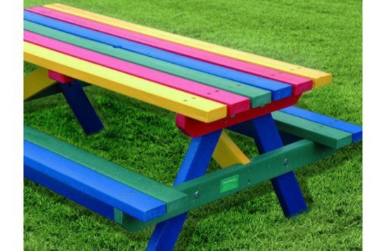 Rainbow Junior picnic table