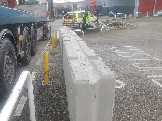 Temporary Vertical Concrete Barriers (TVCBs) 