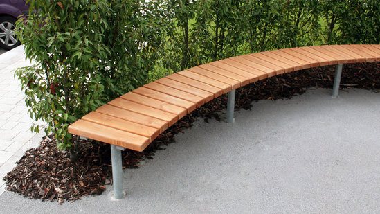 Curved Benches, Birchwood Business Park, Warrington | Langley Design ...