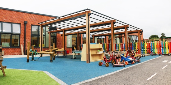 External Furniture, Shelters, Canopies; Primary School | Langley Design ...