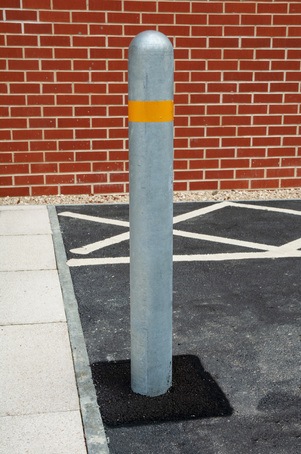 Malford Fixed Bollard in Galvanised Steel - MBD203 | Langley Design ...