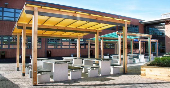 Sheldon Timber Canopy - SPG326 | Langley Design Street Furniture | ESI