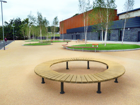 Sheldon Circular Bench - SBN335 | Langley Design Street Furniture | ESI ...