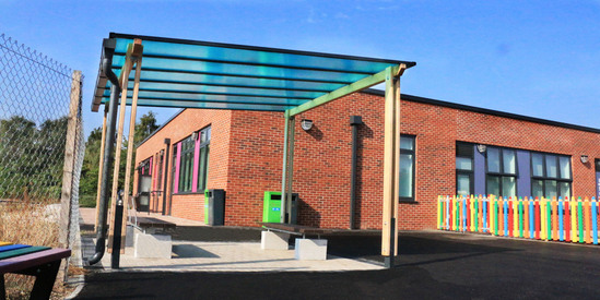 Halebank Primary School, Widnes | Langley Design Street Furniture | ESI ...