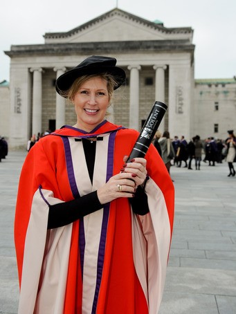 Vanessa Brady OBE receives honorary degree at Solent