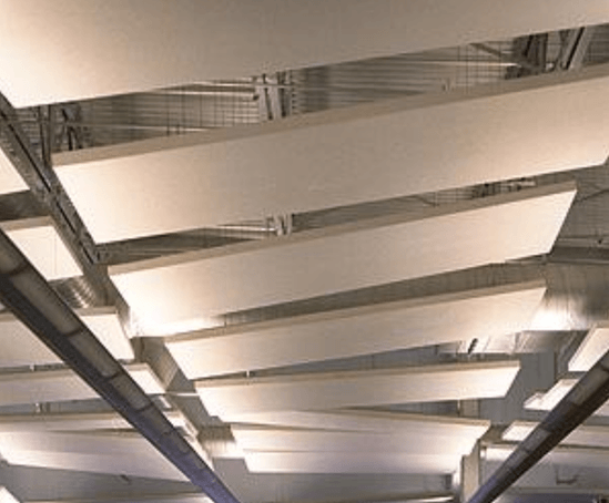 TVS ABSorb Cloud system acoustic absorber ceiling panel