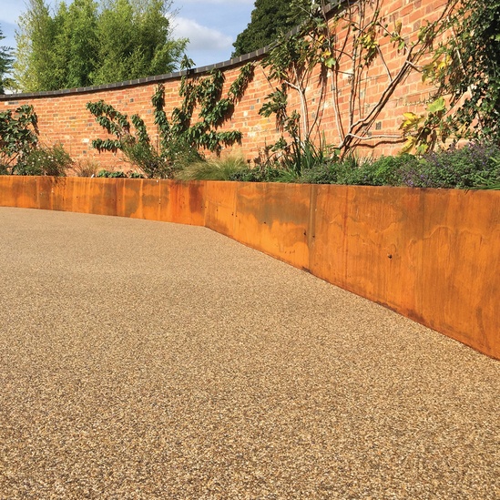 Resin bound driveway for BALI award-winning garden | Clearstone Paving