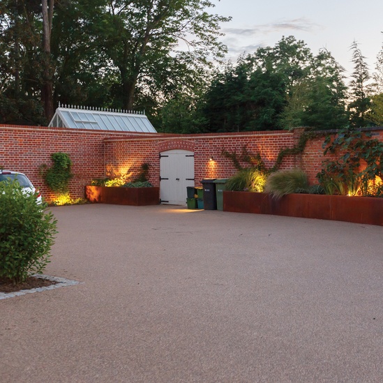 Resin bound driveway for BALI award-winning garden | Clearstone Paving