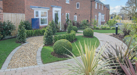 Landscaping at Stanneylands for David Wilson Homes