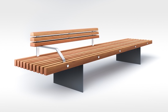 SOCA steel bench | Factory Furniture | ESI External Works