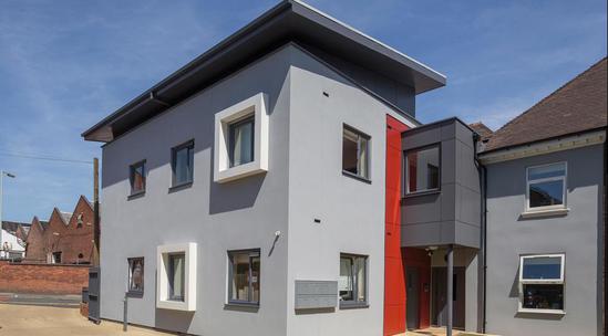 VIVIX® solid phenolic, engineered exterior facade panels