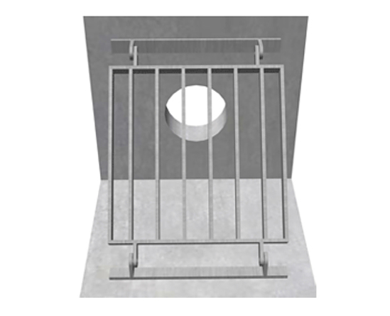 45° sloped trash screens | Althon | ESI External Works