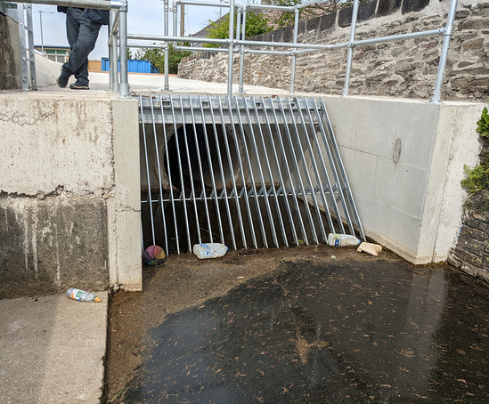 Bespoke precast concrete headwall - Cyrddan Brook, Wales | Althon | ESI ...