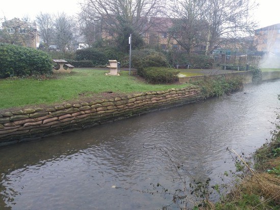 River embankment reinforcement - Kingston University | Greenfix Soil