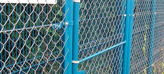 Tubular chain link gates | Jacksons Fencing | ESI External Works