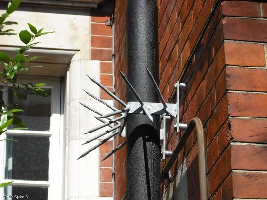 Viper-Spike® 3 high security topping for drainpipes