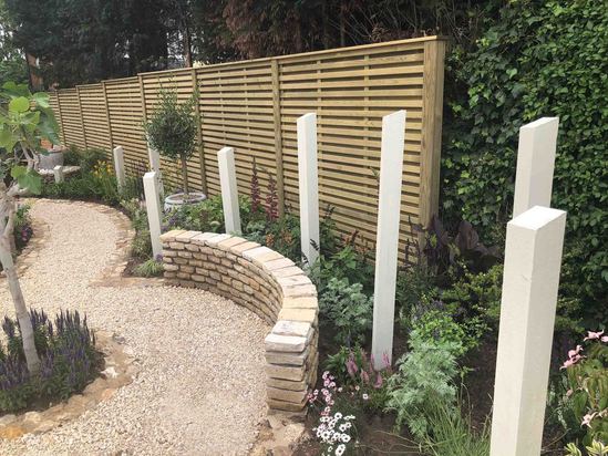 Designer slatted fencing in ITV Love Your Garden project | Jacksons ...