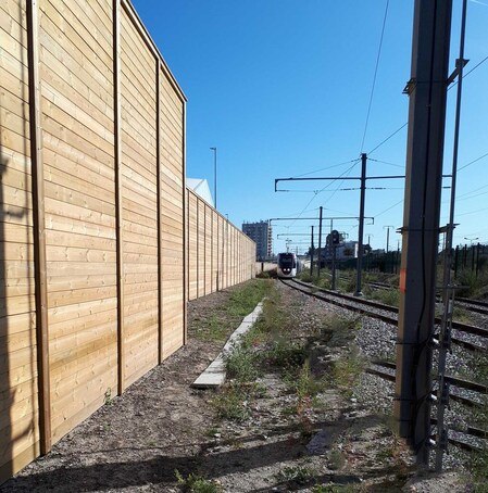 Acoustic fencing provides noise mitigation at tram depot | Jacksons ...