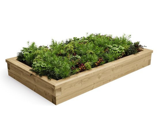 Pre-designed timber raised bed kits | WoodBlocX | ESI External Works