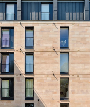 Sandstone facades for premium residential development | Marshalls | ESI ...