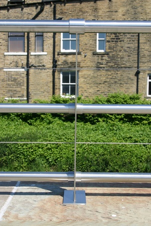 Railings and street furniture for public area renovation ...