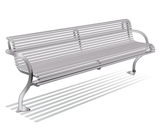 ASF 6000 stainless steel seat | Architectural Street Furnishings | ESI ...