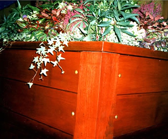 woodland square hardwood planter neptune street