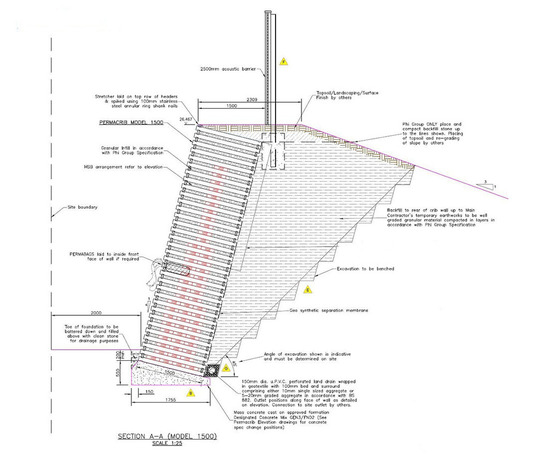 Retaining wall for new housing development in Dumfries | Phi Group ...