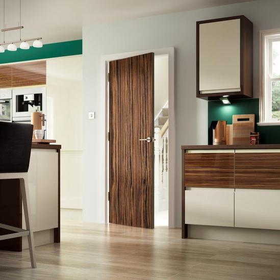 Portfolio™ Exotic Ebony Vertical internal door Premdor ESI Building