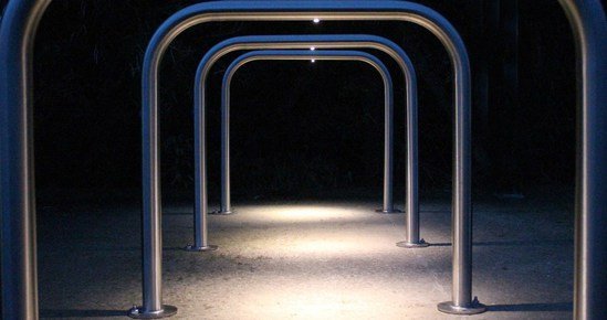 The Illuminated Sheffield Cycle Stand from VELOPA