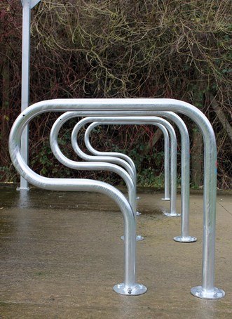 VELOPA Rugby - P-shaped cycle stand, 2 bikes