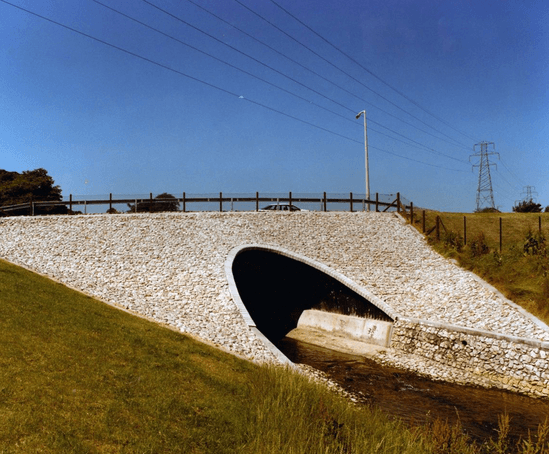 Dytap revetments with natural stone finish | Ruthin Precast Concrete ...