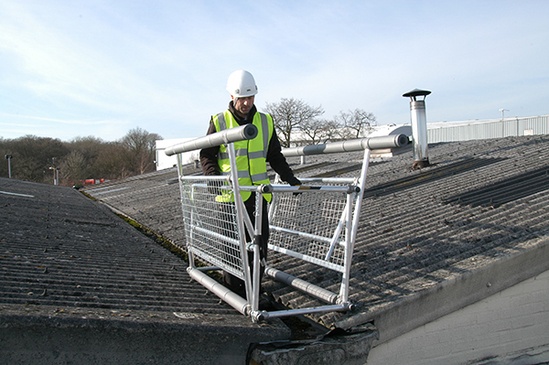 Mobile Valley Frame for fragile roof access | Safesite | ESI Building ...