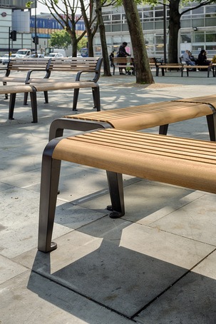 Bespoke public seating to encourage social interaction | Marshalls ...