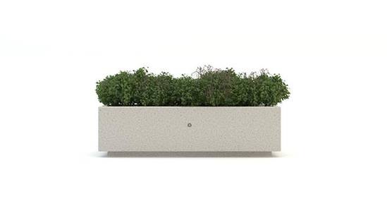 Demetra modular linear planter | Marshalls - street 