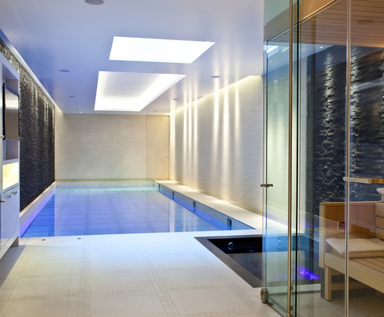 Moving floor swimming pool for a Kensington basement | London Swimming ...