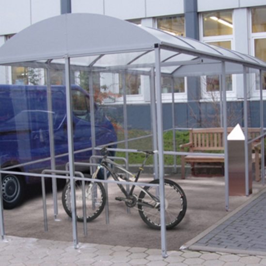 Sandford Combi cycle-smoking shelter