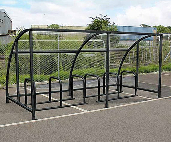 Kimmeridge cycle shelter for 6-18 bikes